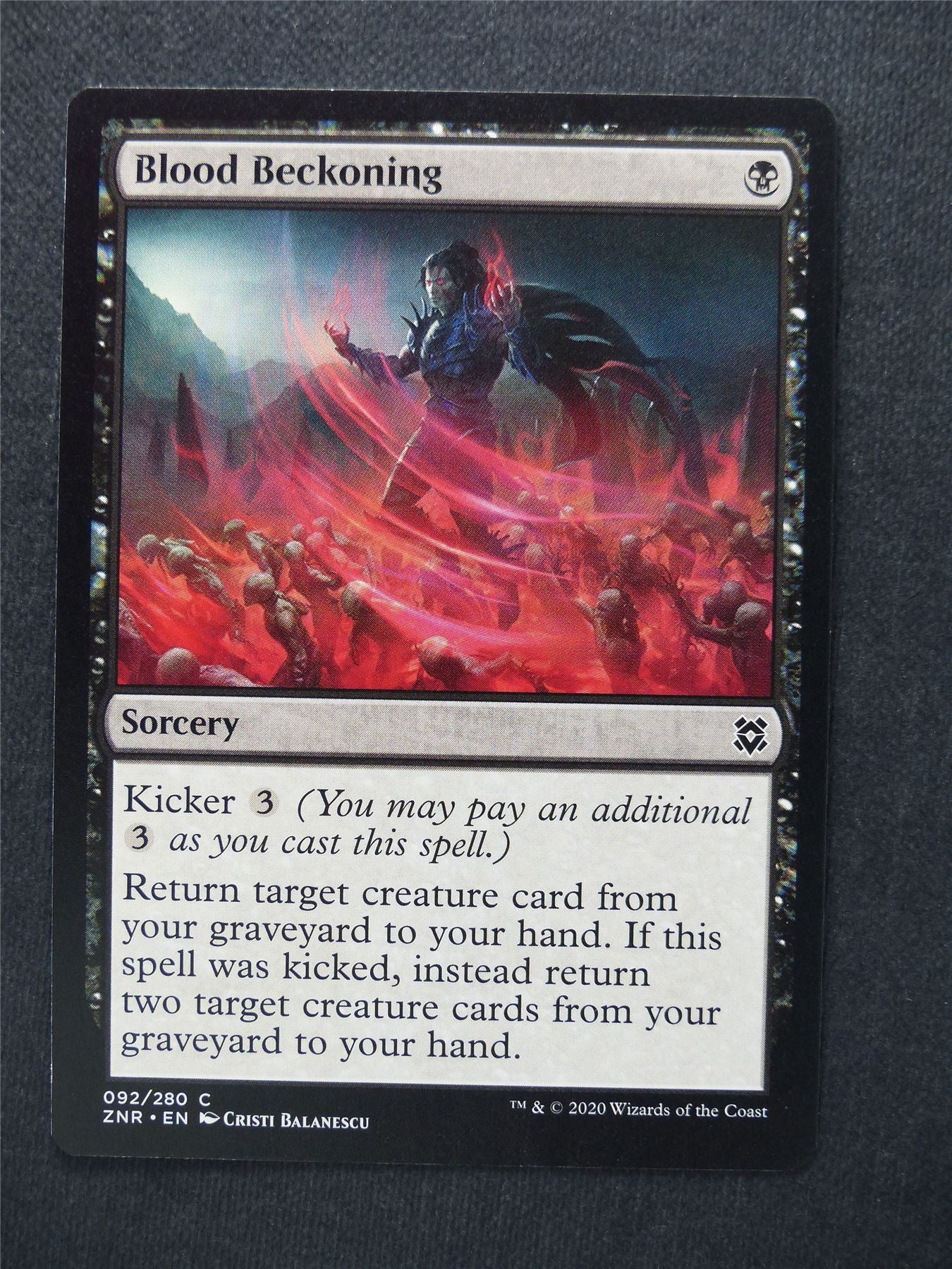 Blood Beckoning - Mtg Magic Cards #VL