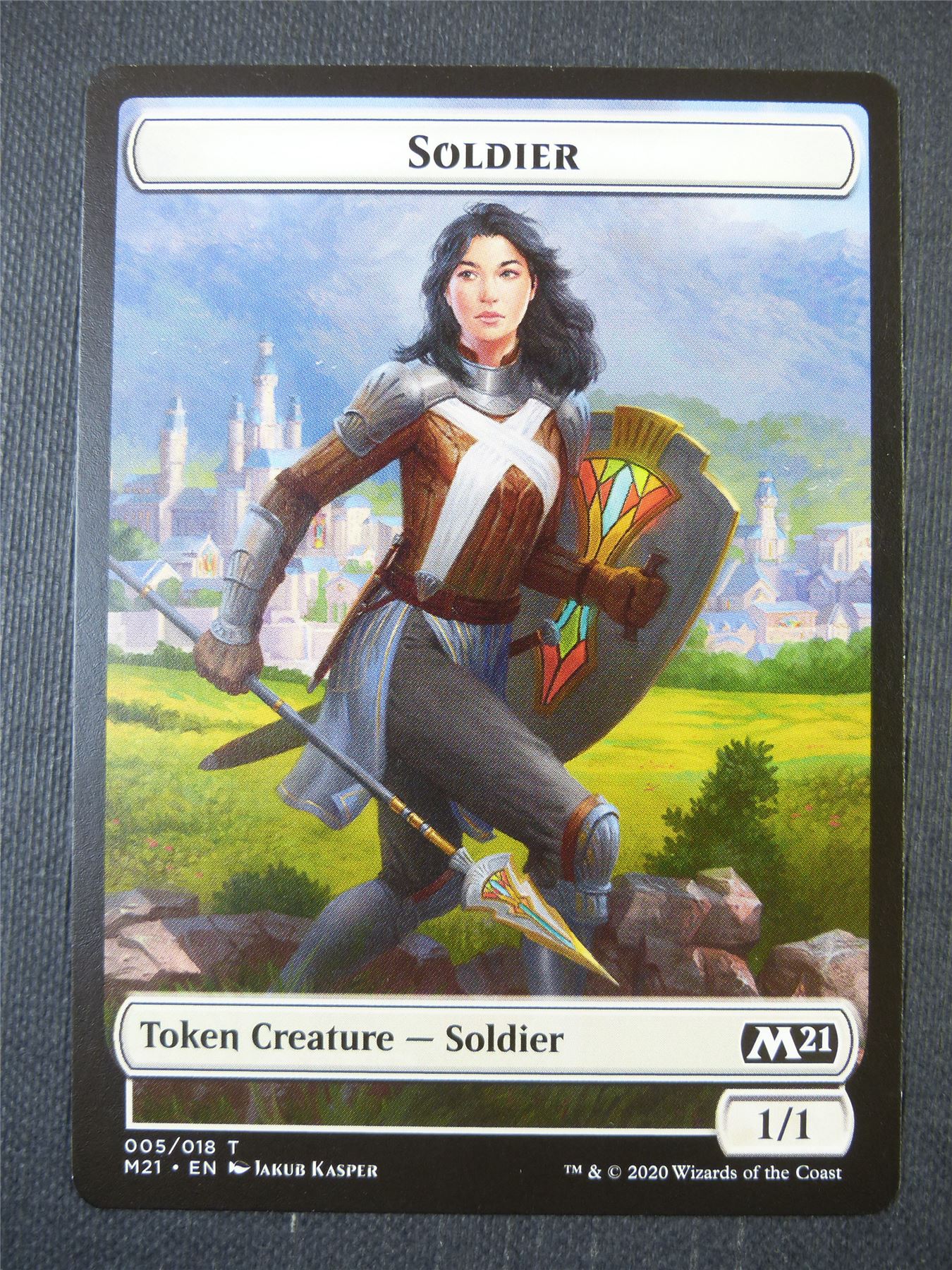 Soldier Token - Mtg Card #10H