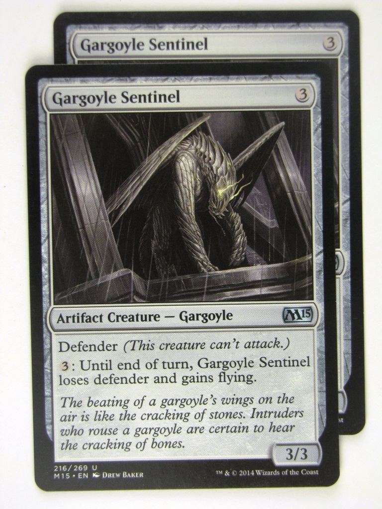 MTG Magic Cards: GARGOYLE SENTINEL x2 # 19B41