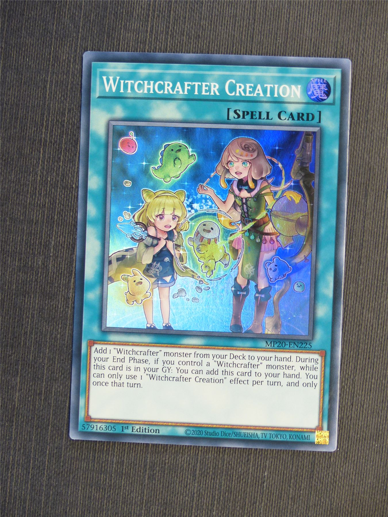 Witchcrafter Creation MP20 Super Rare - 1st ed - Yugioh Cards #5JC