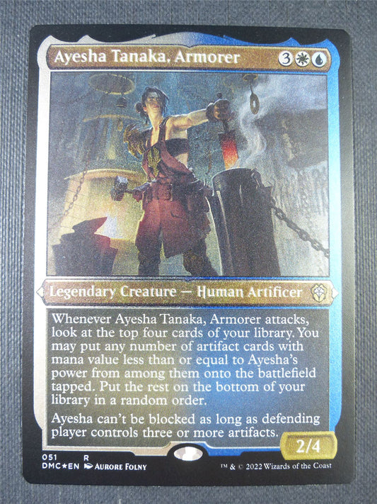 Ayesha Tanaka Armorer Etched Foil - Dominaria United Mtg Card #7E8