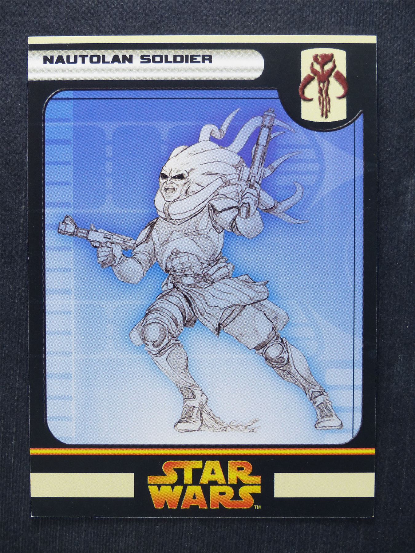 Nautolan Soldier 49/60 - Star Wars Miniatures Spare Cards #5T