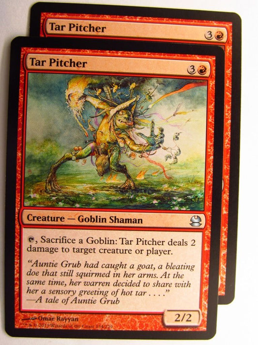 MTG magic the gathering CCG: TAR PITCHER x2: MODERN MASTERS