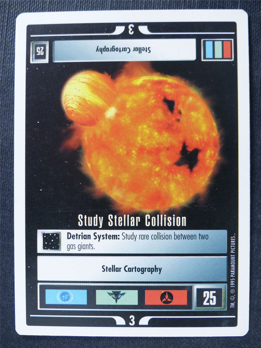 Study Stellar Collision - Star Trek Card #4XD