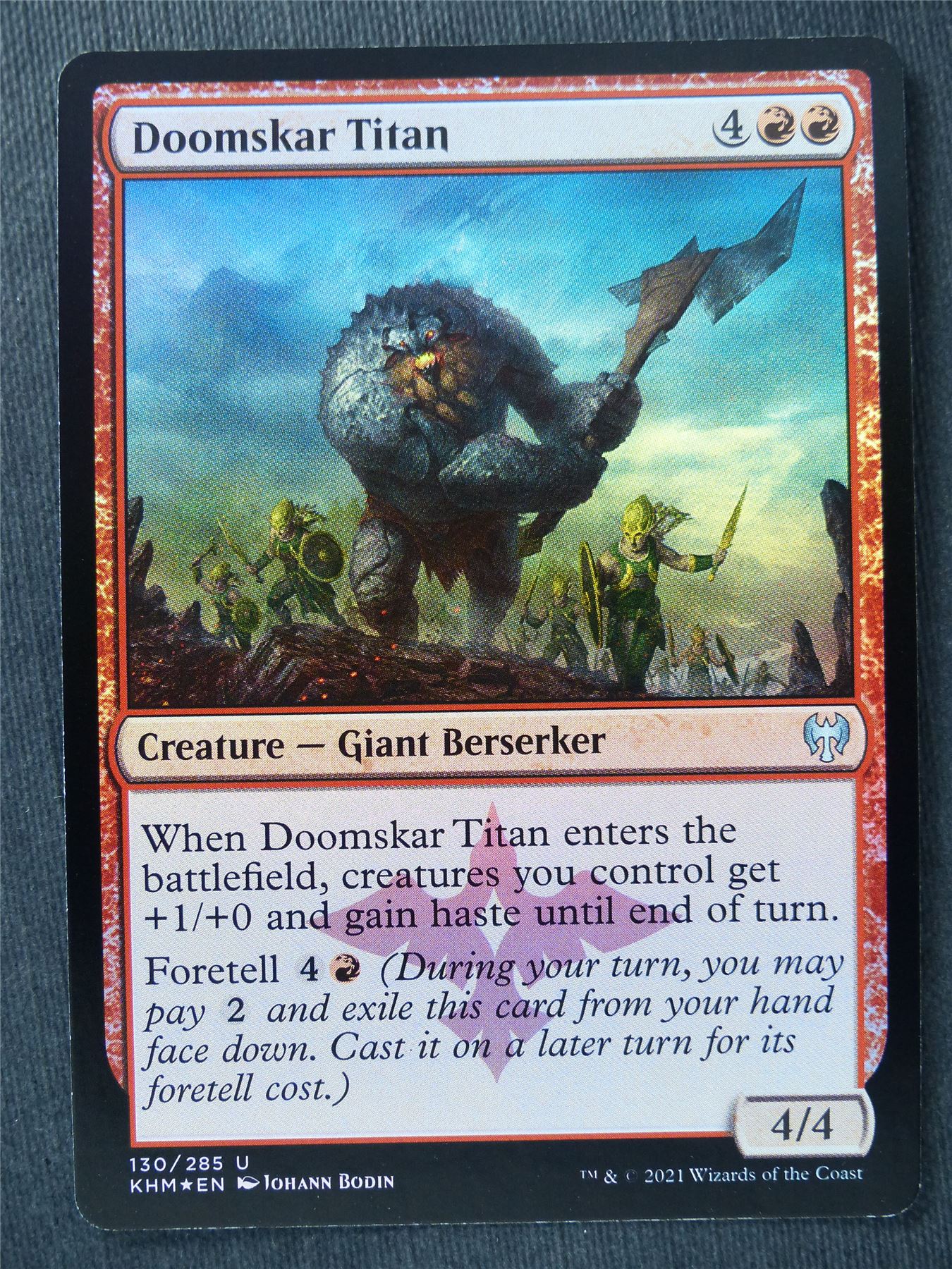 Doomskar Titan Foil - Mtg Magic Cards #VX