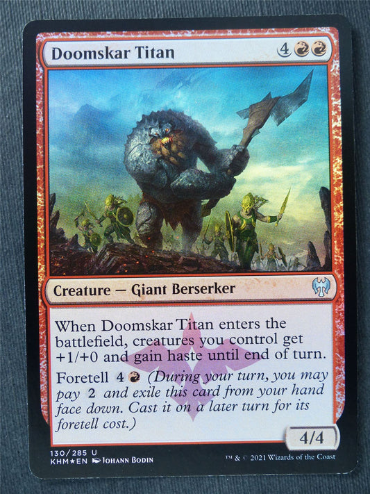 Doomskar Titan Foil - Mtg Magic Cards #VX