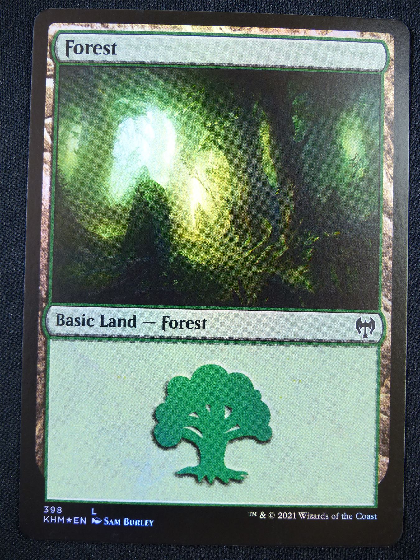 Forest 398 Foil - Mtg Card #21T