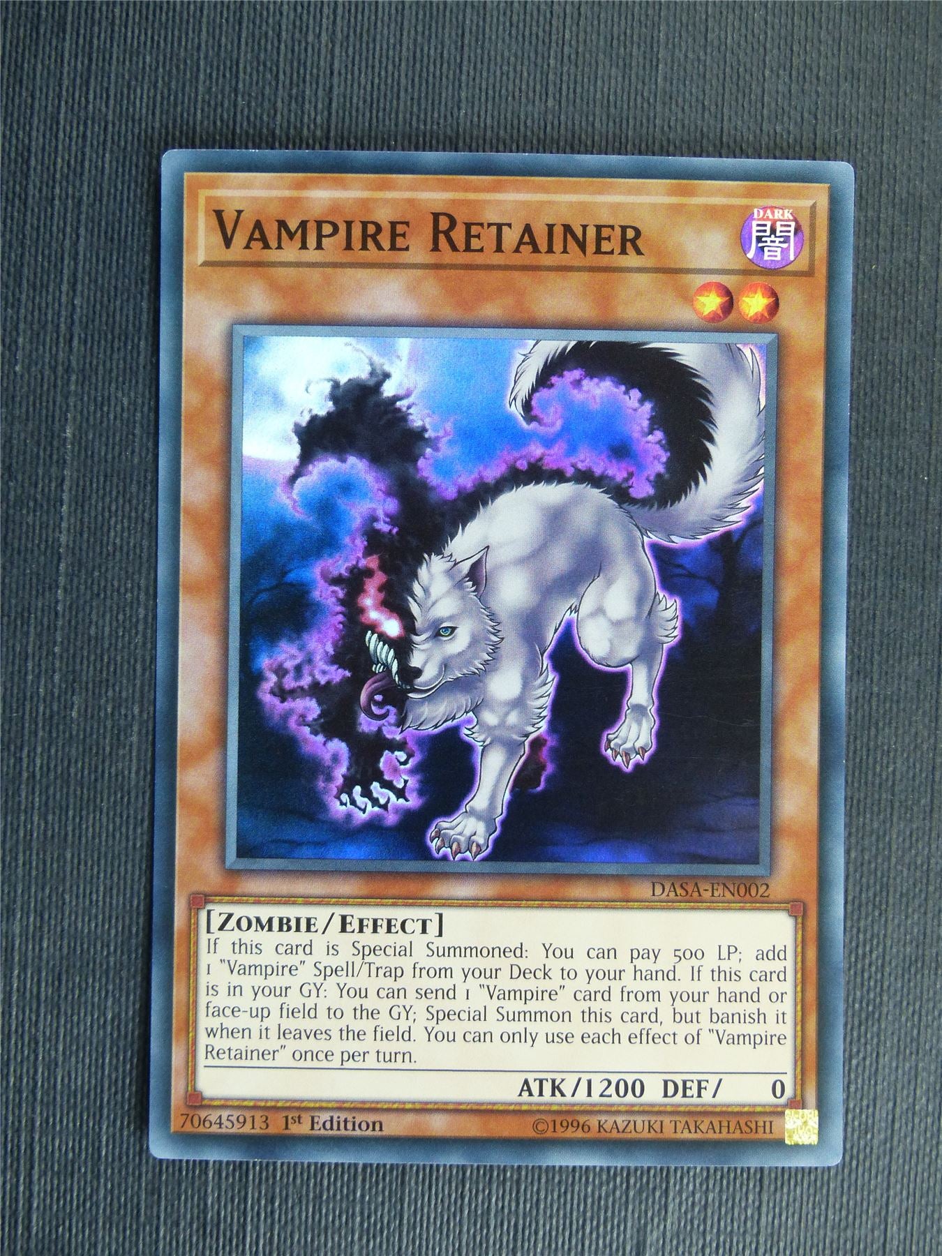 Vampire Retainer DASA Super Rare - 1st ed - Yugioh Cards #11D