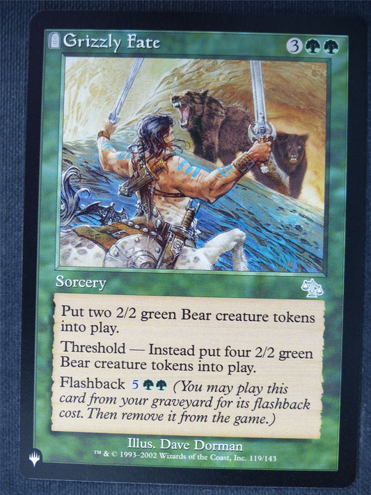 Grizzly Fate - The List - Mtg Card #2ID