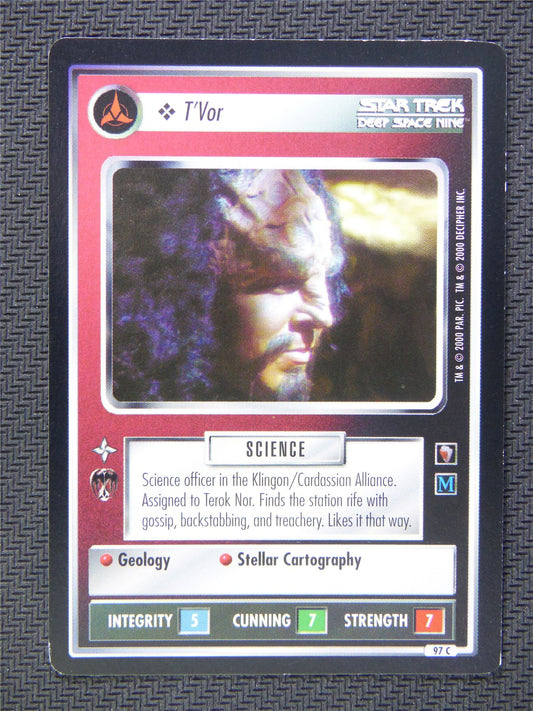 T Vor Black Border - Star Trek CCG Deep Space Nine #50J