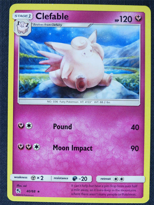 Clefable 40/68 - Pokemon Cards #BF