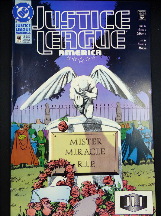 JUSTICE League America #40 - DC Comic #1KI