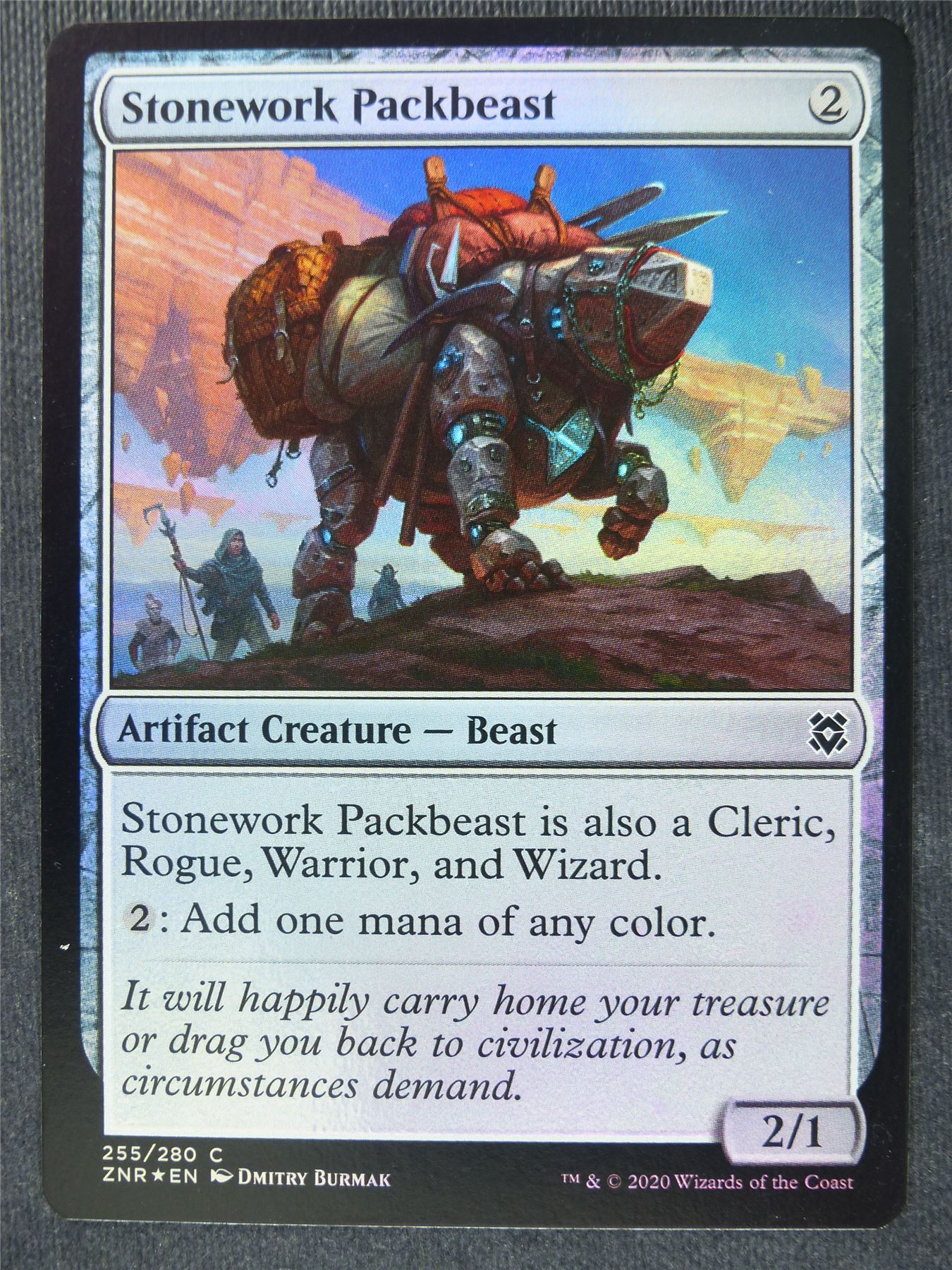 Stonework Packbeast Foil - Mtg Magic Cards #1UH