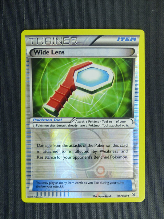 Wide Lens 95/108 Reverse Holo - Pokemon Cards #1IZ