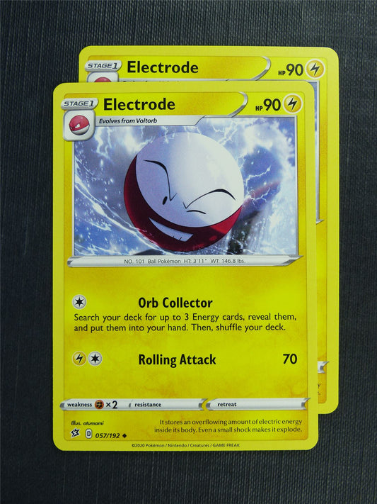 Electrode 057/192 x2 - RCL - Pokemon Card  #3KF