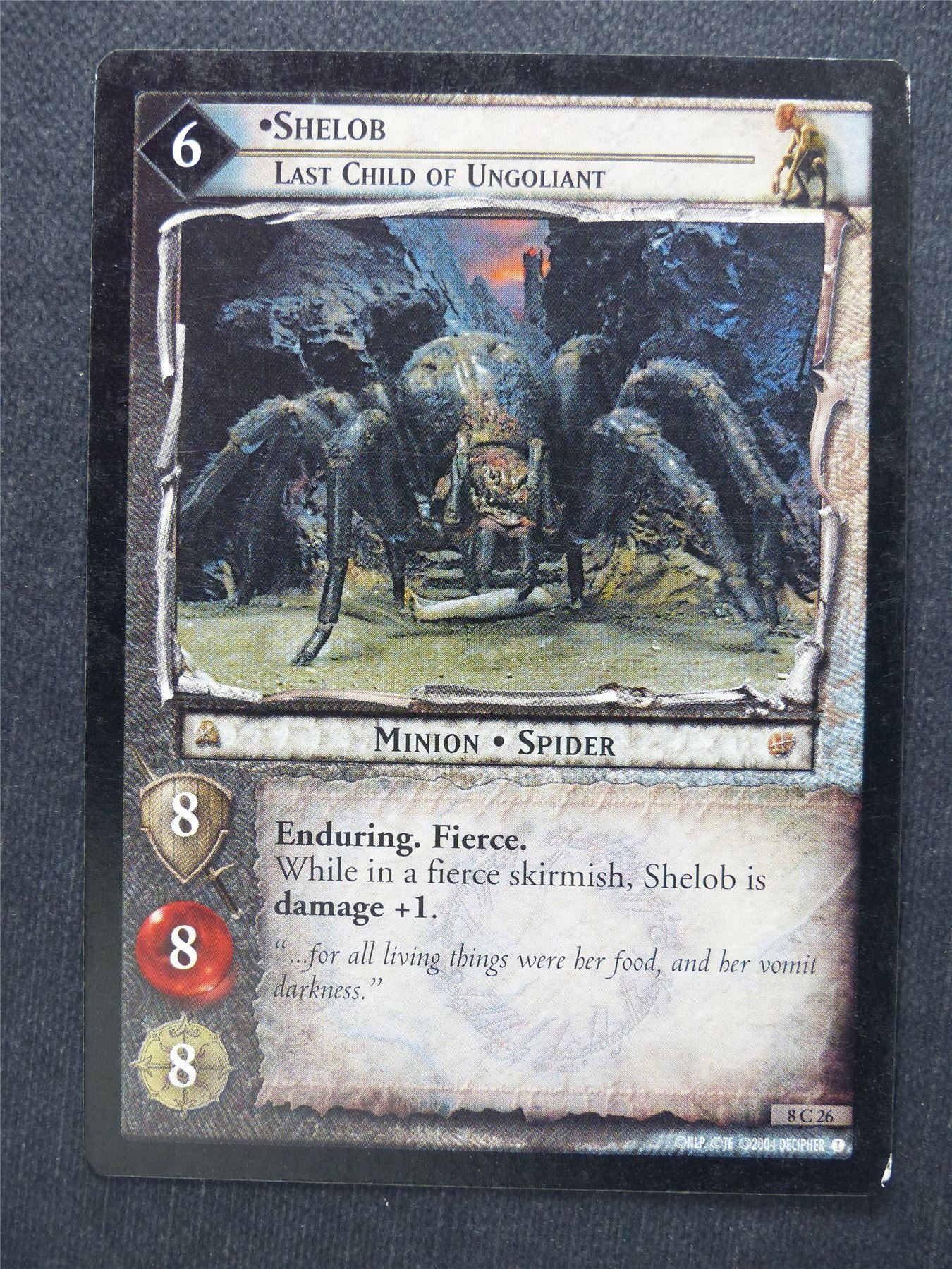 Shelob 8 C 26 - LotR Cards #KC