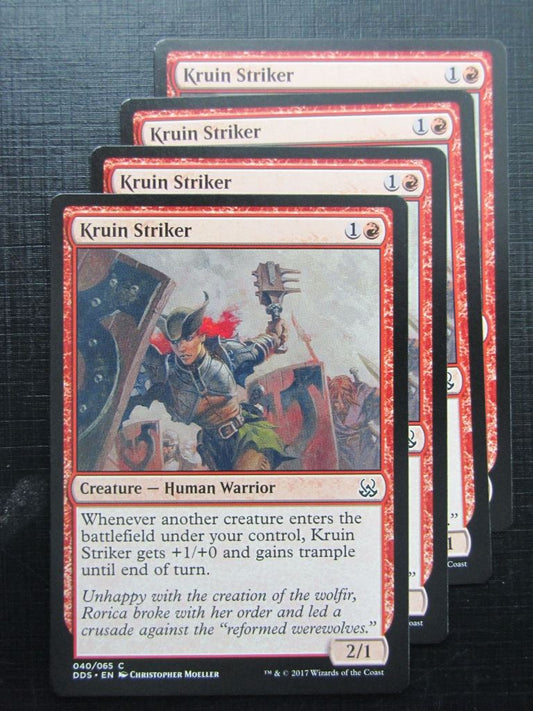 MTG Magic Cards: KRUIN STRIKER duel deck x4 # 29H34