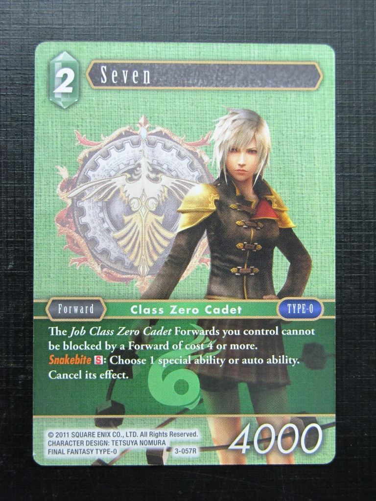 Final Fantasy Cards: SEVEN 3-057R # 2J49