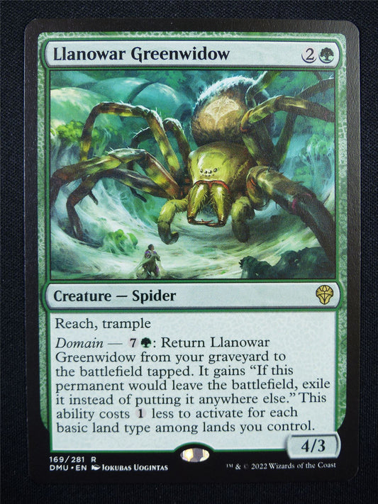 Llanowar Greenwidow - Mtg Cards #7Z