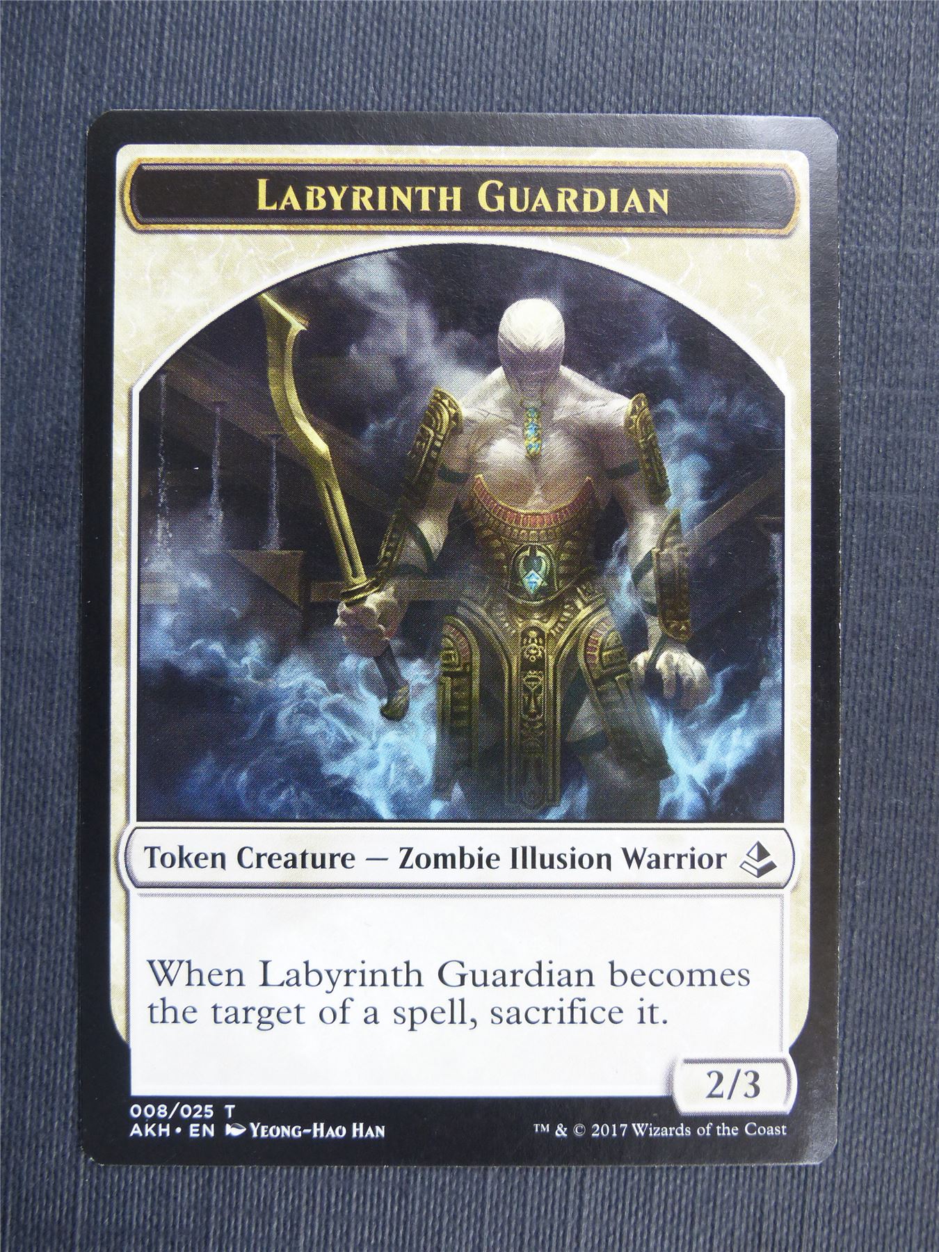 Warrior / Labyrinth Guardian - Token - Mtg Magic Cards #309