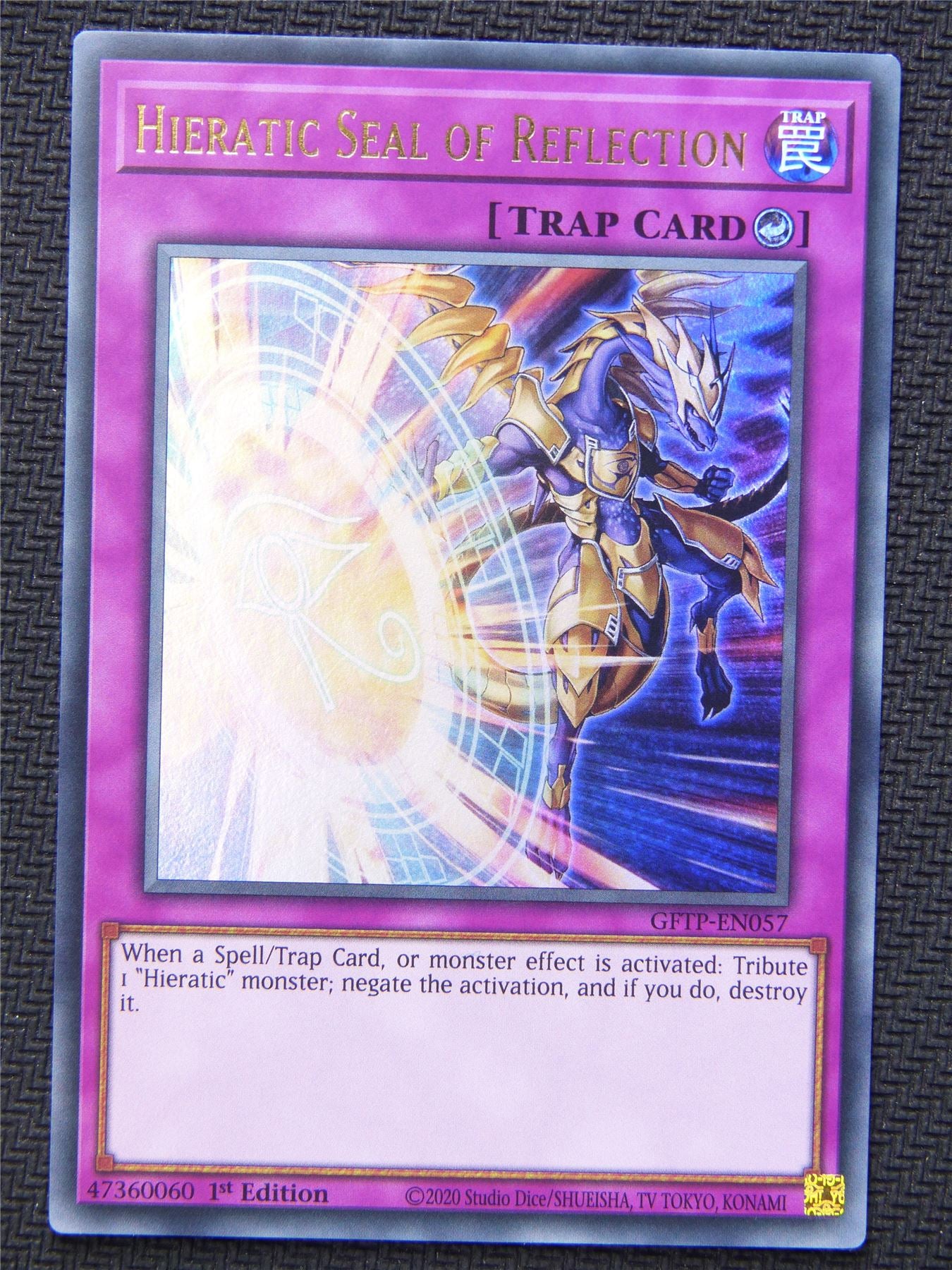 Hieratic Seal of Reflection GFTP Ultra Rare 1st Ed - Yugioh Card #4LK