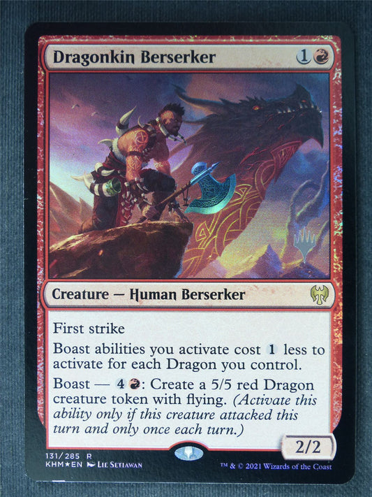 Dragonkin Berserker Promo Stamped Foil - Mtg Card #2J7