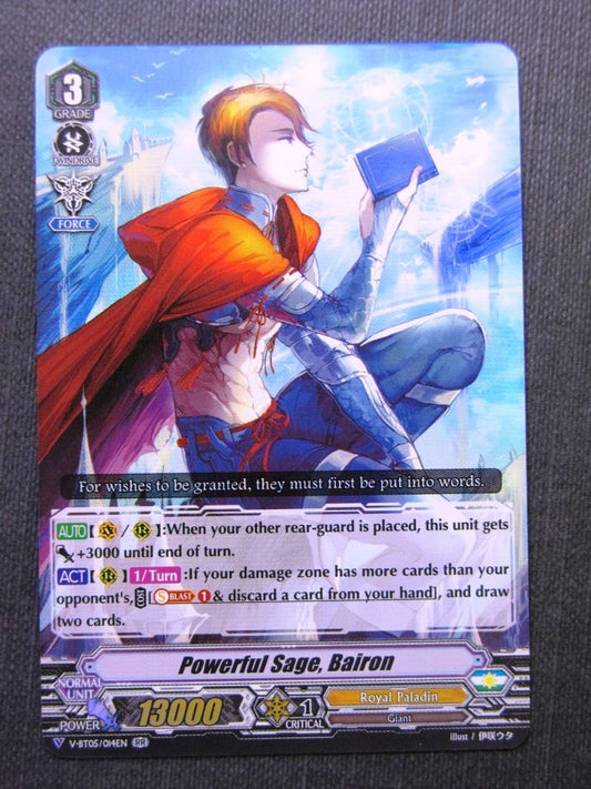 Powerful Sage Bairon V-BT05 RR - Vanguard Cards #K4