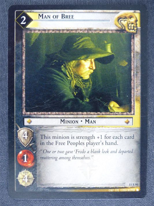 Man of Bree 11 S 90 - played - LotR Cards #V6