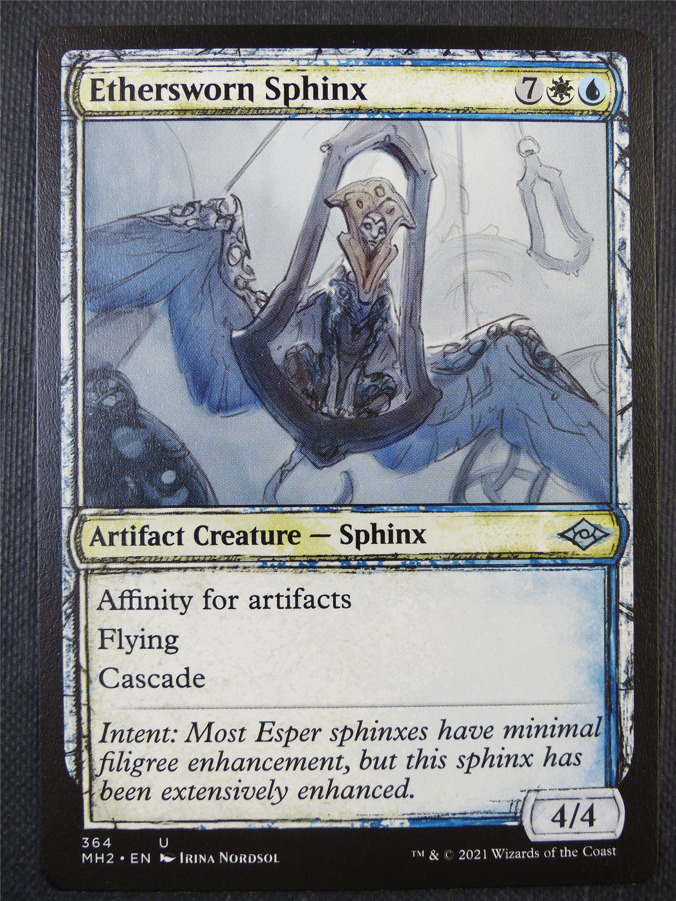 Ethersworn Spinx sketch - Mtg Card #6KR