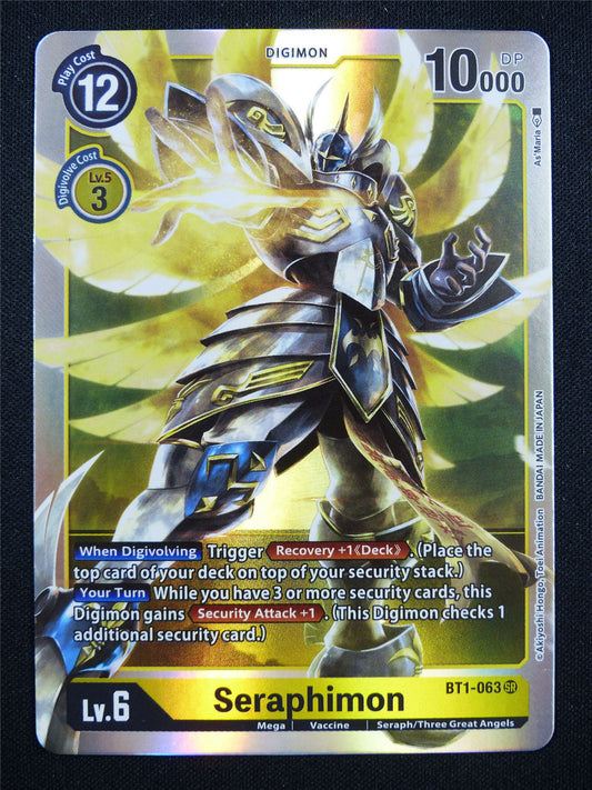 Seraphimon BT1-063 SR - Digimon Card #90