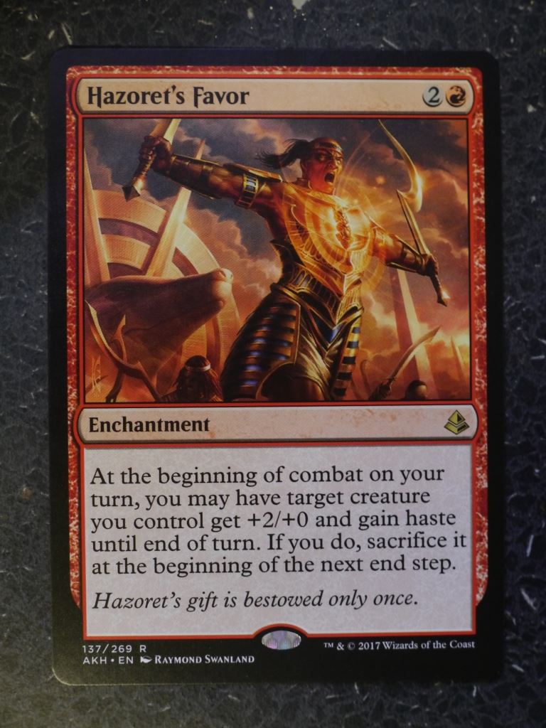 MTG Cards: HAZORET'S FAVOUR # 10A28