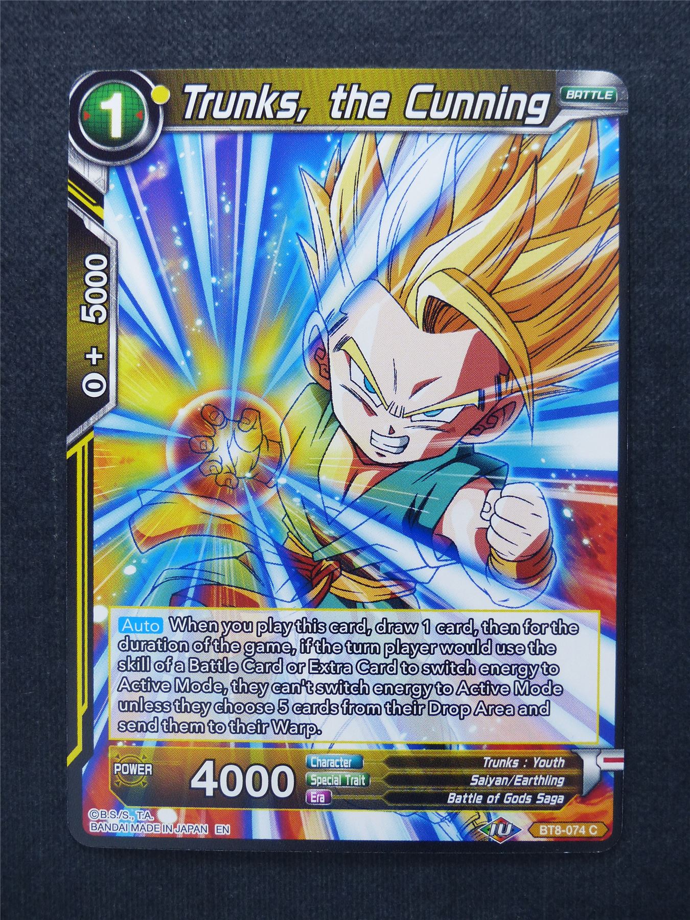 Trunks the Cunning - Dragon Ball Super Cards #ZG