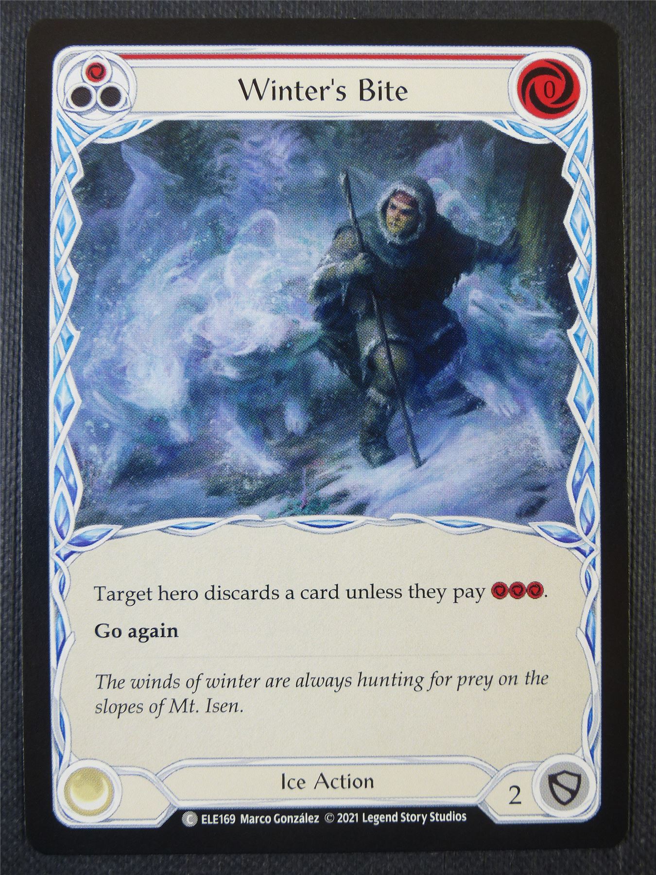 Winter's Bite - Red - Tales of Aria 1st ed - Flesh and Blood Card #62X