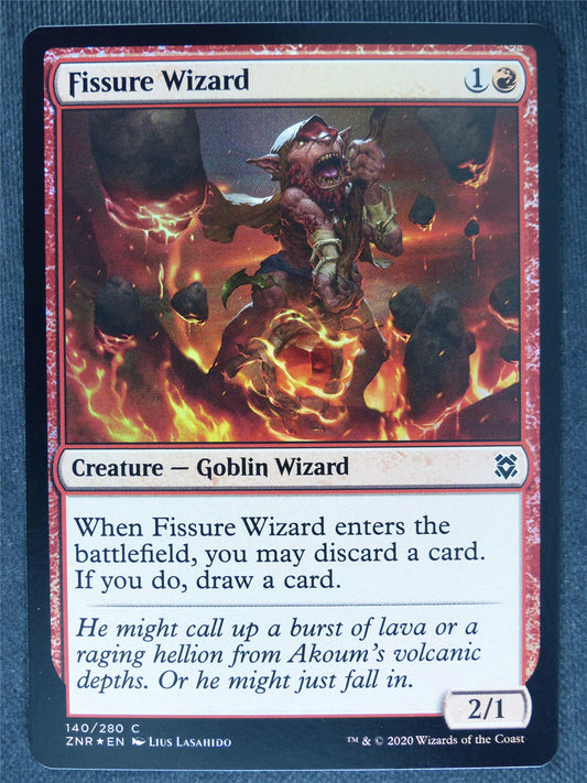 Fissure Wizard Foil Mint - Mtg Magic Cards #4I