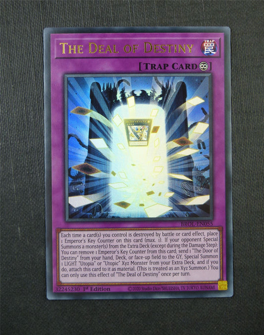 The Deal of Destiny BROL Ultra Rare 1st Ed - Yugioh Card #5G1