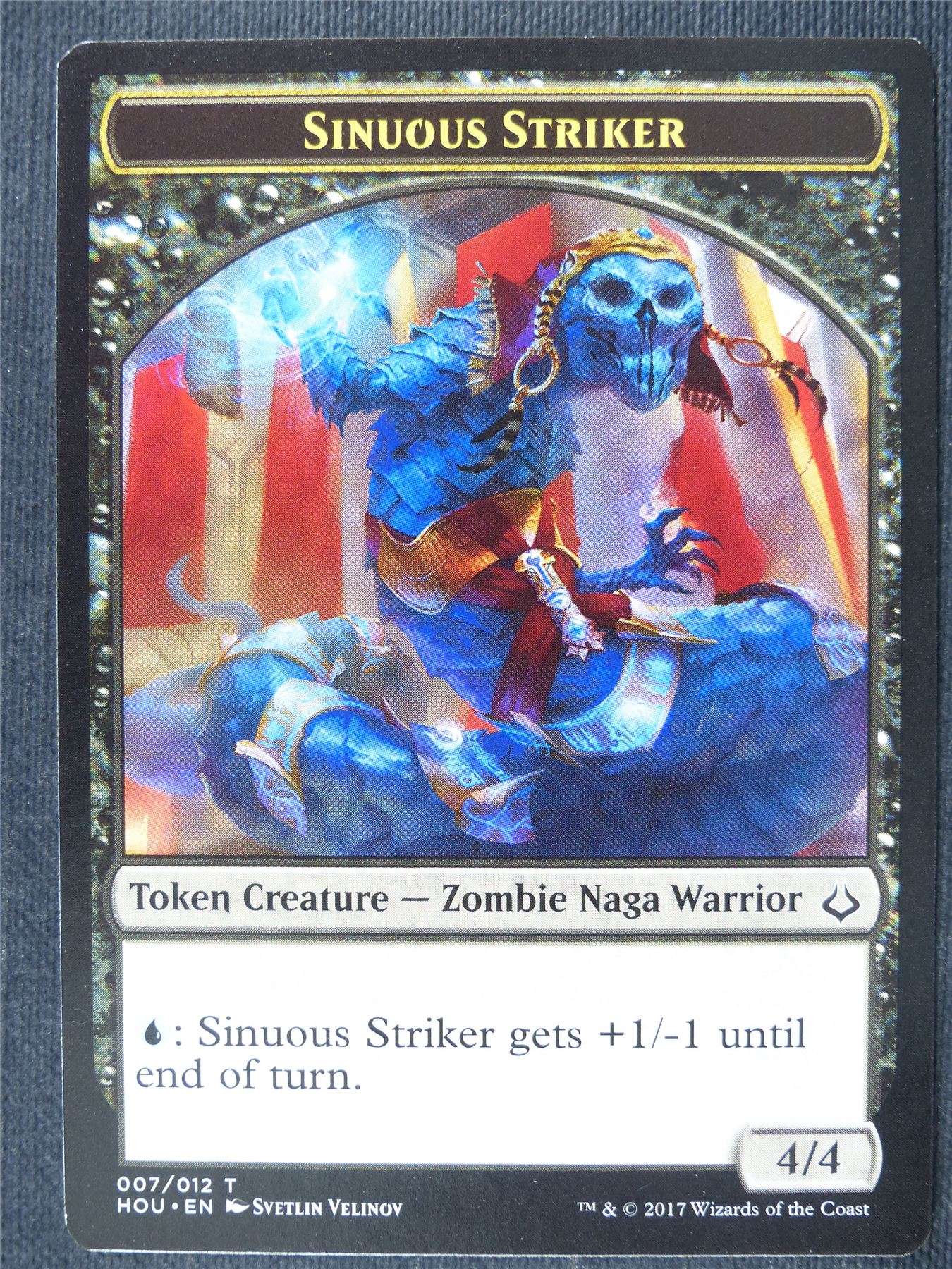 Zombie / Sinous Striker Token - Mtg Magic Cards #3AN