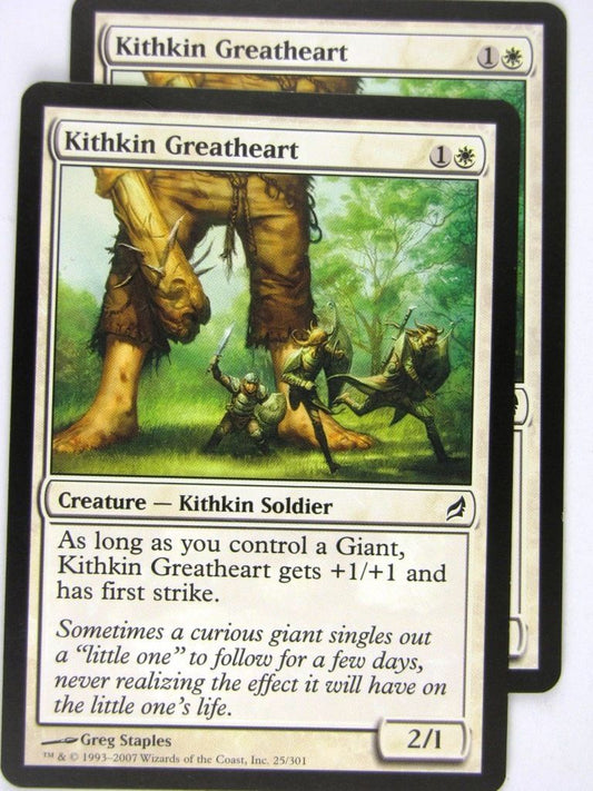MTG Magic: the Gathering Cards: KINSBAILE GREATHEART x2: LRW