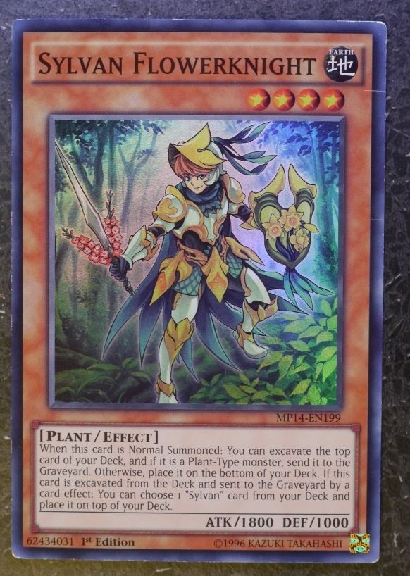 Yugioh Cards: SYLVIAN FLOWERKNIGHT MP14 SUPER RARE # 2I57