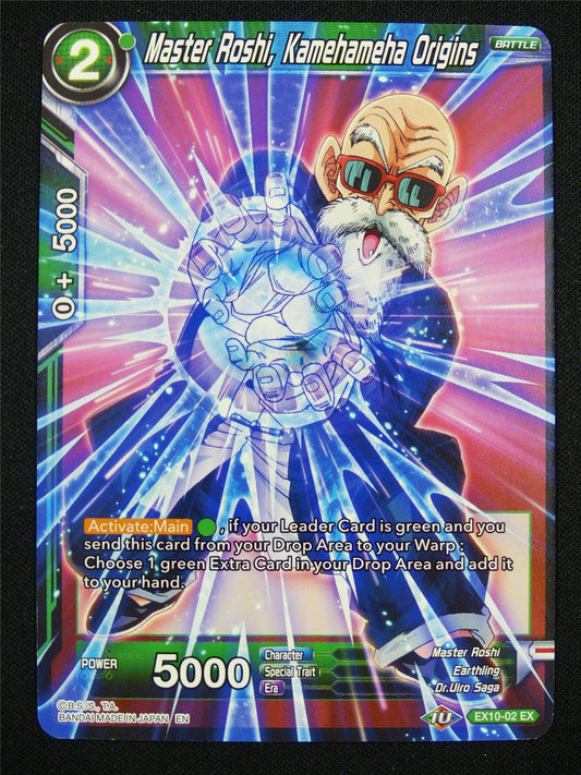 Master Roshi Kamehameha Origins EX10-02 EX - Dragon Ball Super Card #1D1