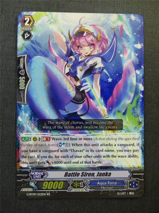 Battle Siren Janka G-BT09 RR - Vanguard Cards #10F