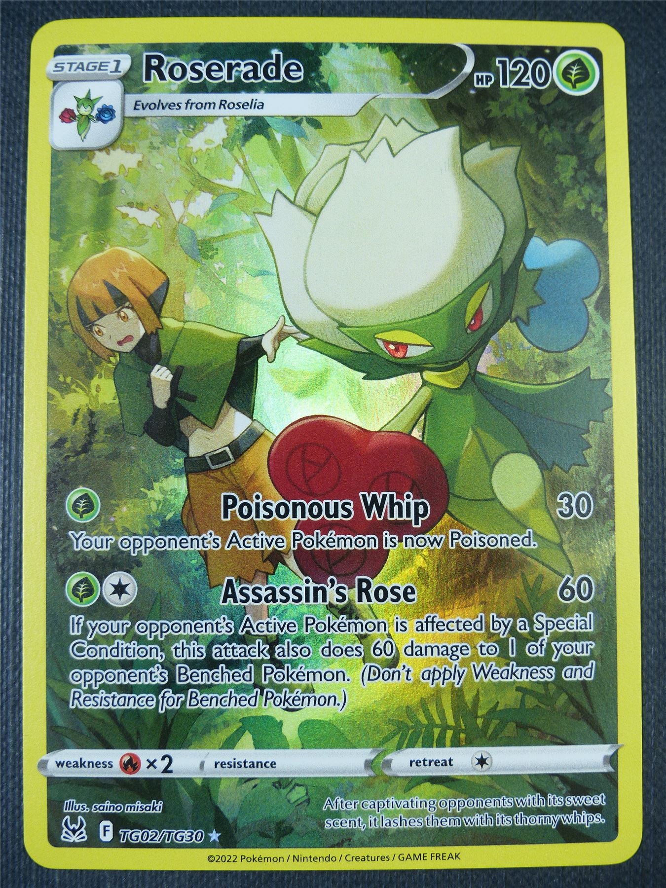 Roserade TG02/TG30 Holo - Pokemon Card #7PZ