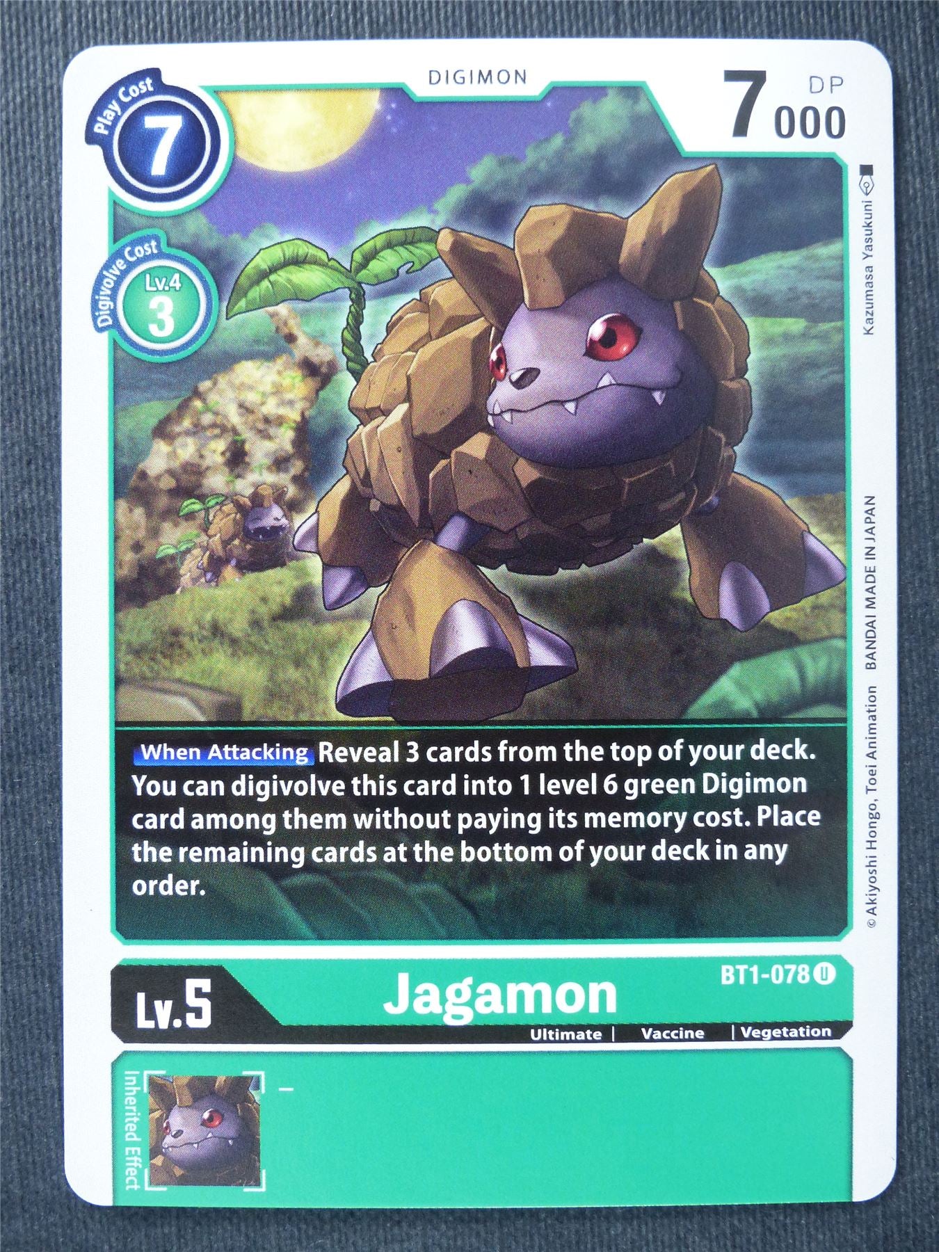 Jagamon BT1-078 U - Digimon Cards #QW