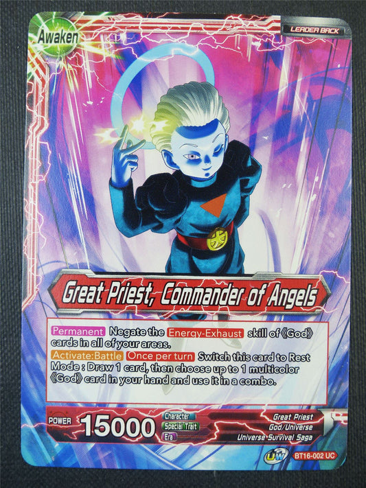 Great Priest Commander of Angels - Dragon Ball Super Card #7YR
