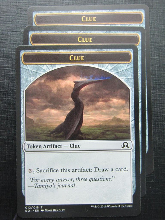 MTG Magic Token Cards: CLUE x3 # 17J86