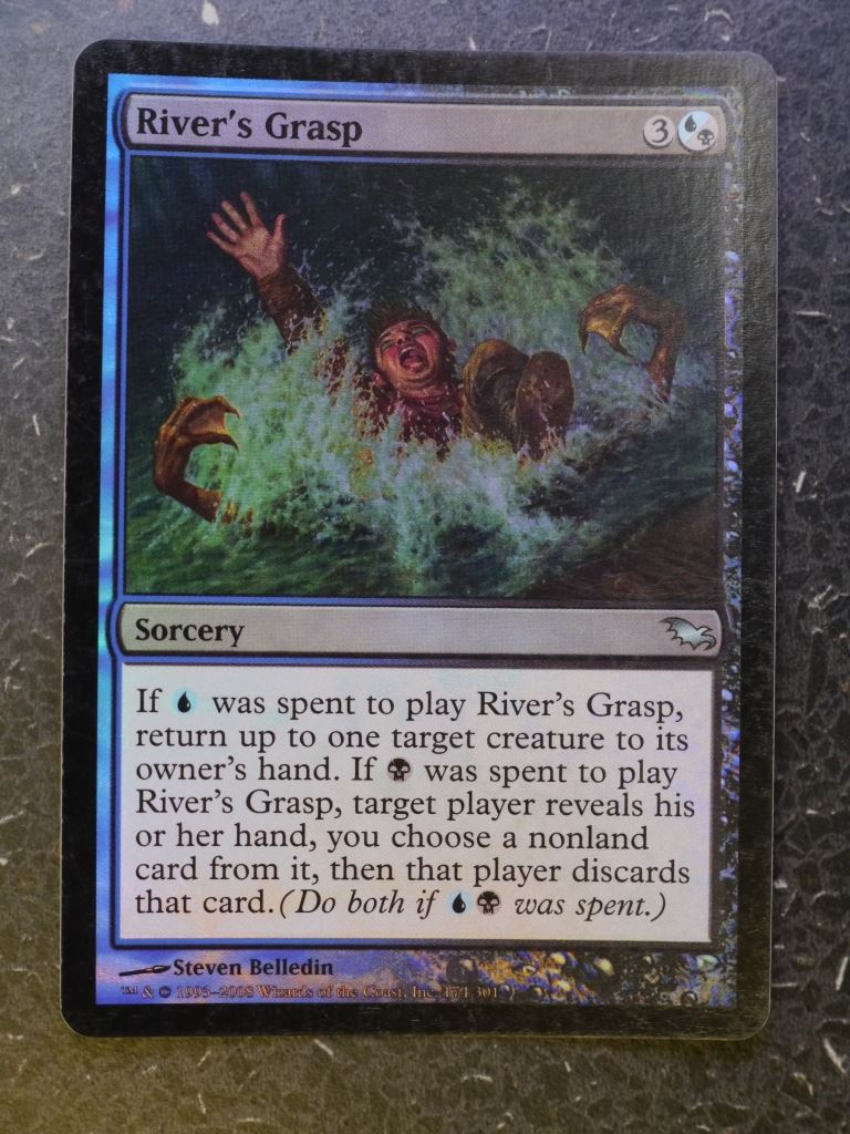 MTG Magic Cards: RIVERS GRASP FOIL # 4H34