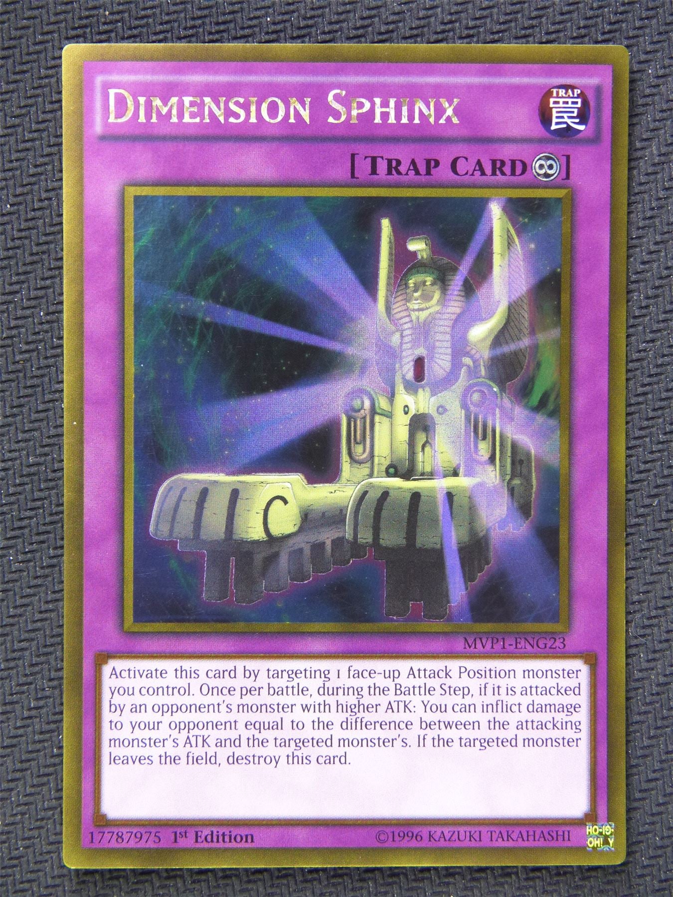 Dimension Sphinx MVP1 Gold - Ultra Rare - Yugioh Card #65Q