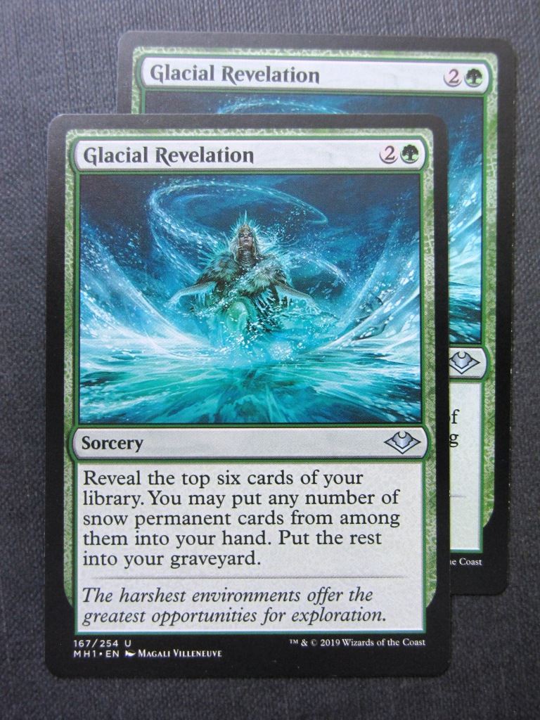 Glacial Revelation x2 - Modern Horizons - Mtg Magic Cards # 9H85