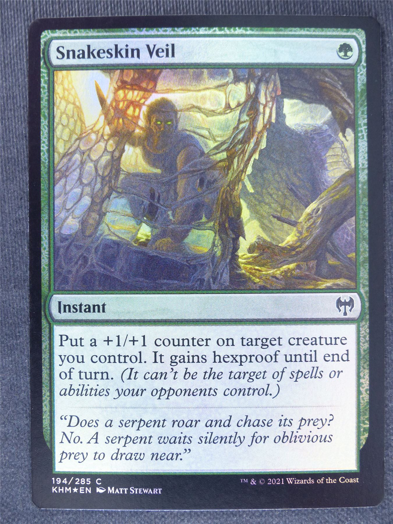 Snakeskin Veil Foil Collector