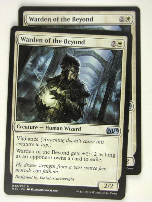 MTG Magic Cards: WARDEN OF THE BEYOND x2 # 19B48