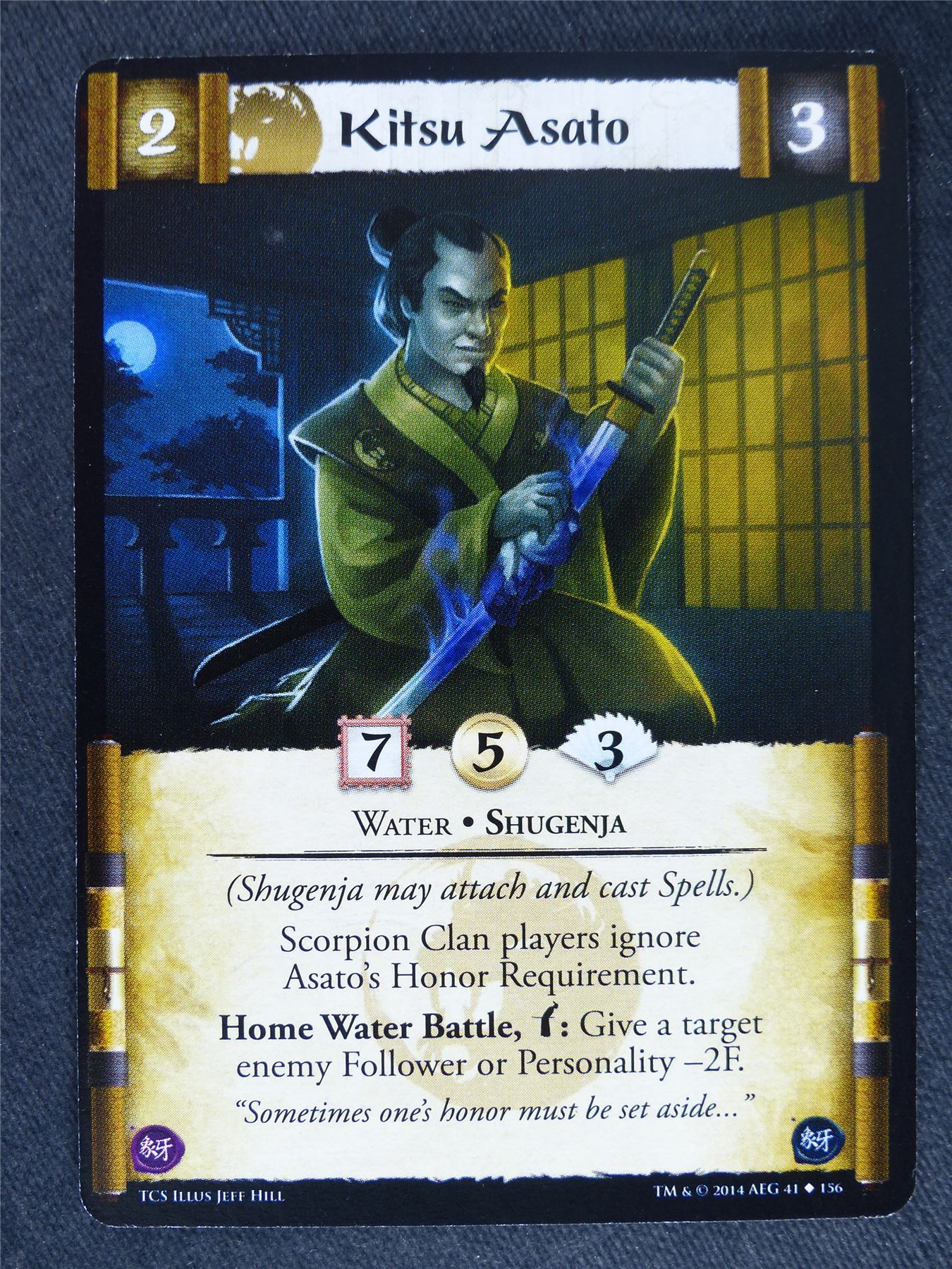 Kitsu Asato - L5R Cards #XW